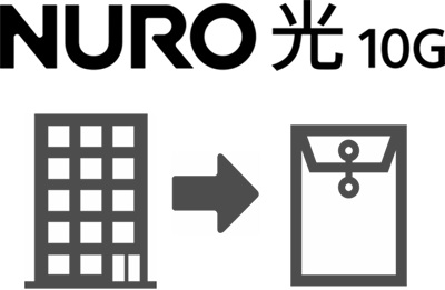 工事日の案内や契約書類の受け取り【NURO 光】
