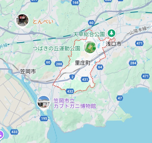 里庄町（ゆめネット 提供エリア）