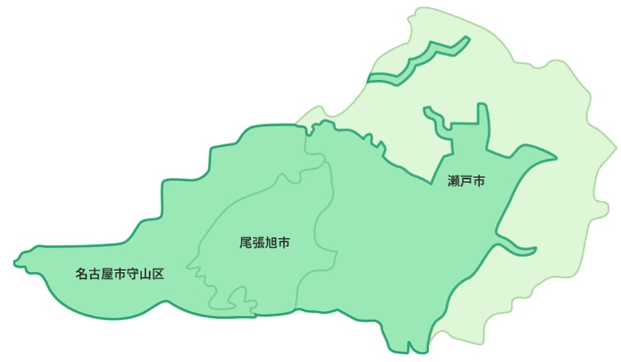 グリーンシティコムの提供エリア