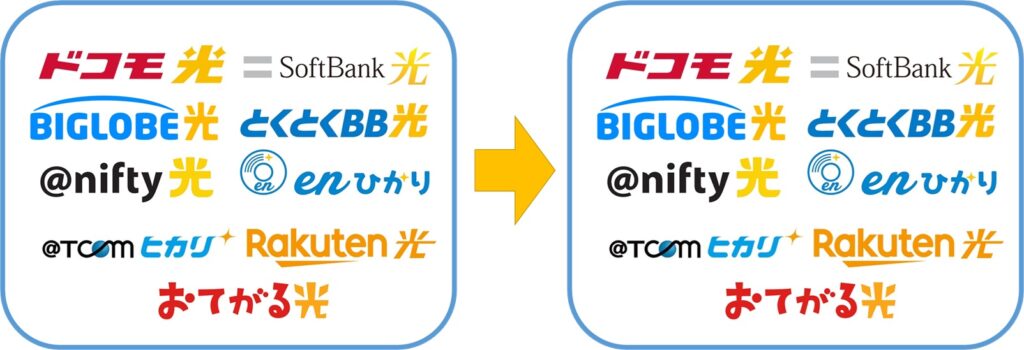 光コラボから光コラボの事業者変更も工事不要