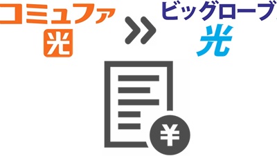 ⑥ コミュファ光の契約解除料が書かれた明細書を発行する - コミュファ光からビッグローブ光